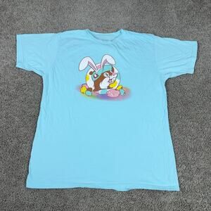 Bucees Shirt Mens Large Easter Blue Pink Every Bunny Needs Some Bunny 2024